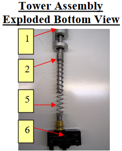 Protege Tower assembly exploded view